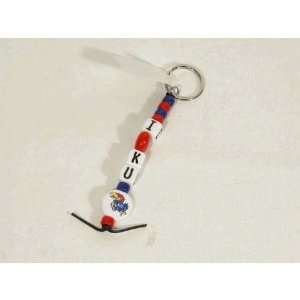  Keychain KU Initials Beaded