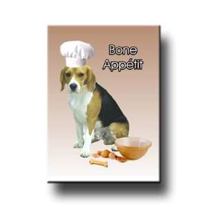  Beagle Bone Appetit Chef Fridge Magnet: Everything Else