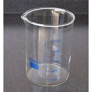Beaker   2000ml Chemistry Glassware  Industrial 