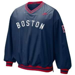    Nike Boston Red Sox Navy Blue Beanball Windshirt