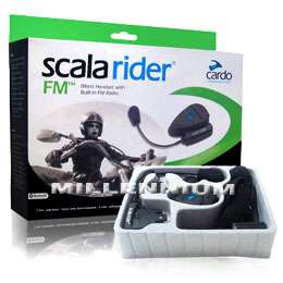 SCALA RIDER FM Bluetooth VOX Motorcycle Motorbike Radio Helmet Headset 