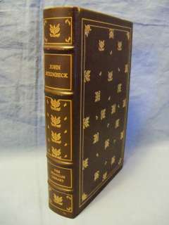John Steinbeck   Franklin Library Limited Edition   Leather   Three 