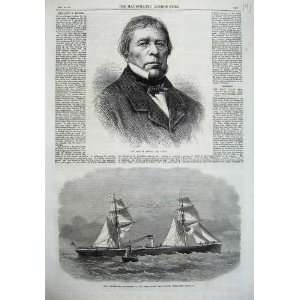  1867 Ingres Artist Ship Colombian India Steam Company 