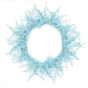  Whimsical Sky Blue Laser Christmas Wreath 20 Home 