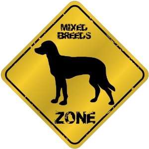   Mixed Breeds Zone   Old / Vintage  Crossing Sign Dog