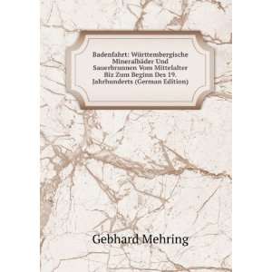  Beginn Des 19. Jahrhunderts (German Edition) (9785874064006) Gebhard