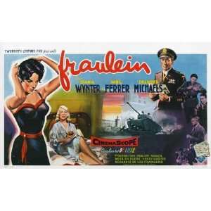  Fraulein (1958) 27 x 40 Movie Poster Belgian Style A