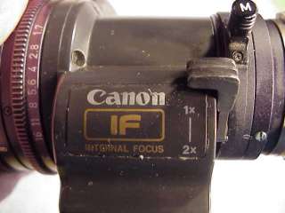 CANON J20AX8B4 IRS SX12 IF 20X VIDEO CAMERA LENS  