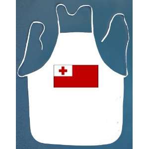 Tonga Flag BBQ Barbeque Apron with 2 Pockets