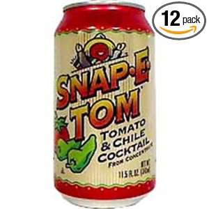 Snap E Tom Tomatoe Chili Cocktail, 11.5 Ounce (Pack of 12)