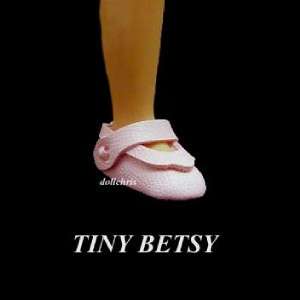24mm Shoes for Tonner Tiny Betsy McCall 8 Ann Estelle BJD dolls PINK 