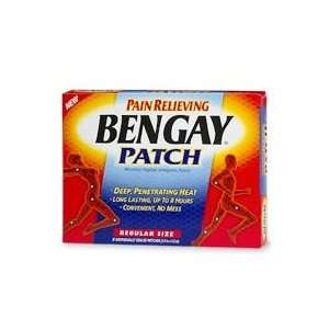  Bengay Pain Relievng Patch Lge  4 Ct: Health & Personal 