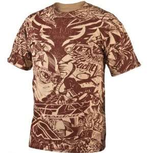  Fly Racing Winners Circle Tee , Size: Md, Color: Brown/Tan 
