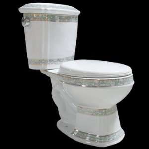   India Reserve Painted Toilet, Side Button Dual Flush