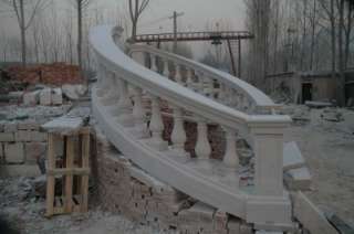 GREAT CARVED SANDSTONE OR MARBLE BALCONY RAILINGS SH1  