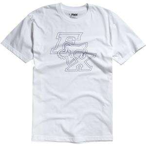  Fox Racing Toggle T Shirt   Small/White: Automotive