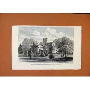  Benwell Tower Newcastle Bishop Residence C1883 Print