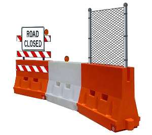 Yodock Plastic Jersey Barrier / Road Barricade  