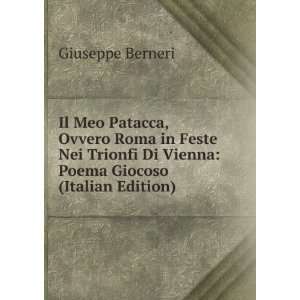   Di Vienna Poema Giocoso (Italian Edition) Giuseppe Berneri Books