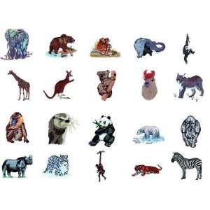 Bernina Artista Embroidery Machine Card ZOO ANIMALS  