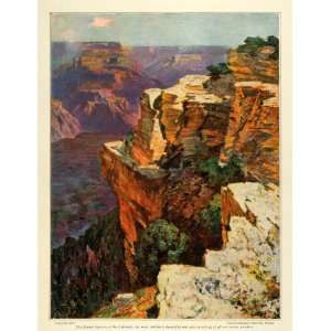   National Park Landscape Edward H. Potthast Art   Original Color Print