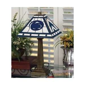  Penn State Stained Glass Mission Style Lamp