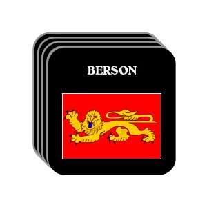  Aquitaine   BERSON Set of 4 Mini Mousepad Coasters 