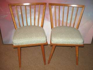 Mid Century Russel Wright Conant Ball Dining Chairs  