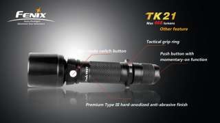 FENIX TK21 Cree XM L U2 LED 468 Lumens Special Edition  