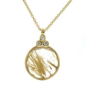  Genuine Volder Tirol TM Yellow Gold Pendant. and 18 inches 