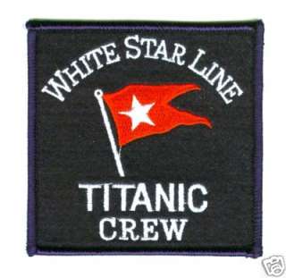 The Titanic Crew Patch will make a great addition to your TITANIC 