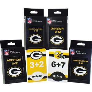   Specialties Green Bay Packers Math Pack Flash Cards