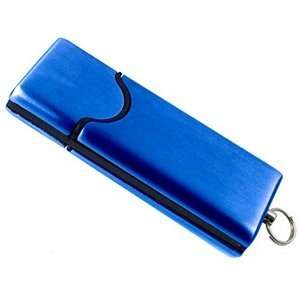   Flash Drive USB 2.0 Blue Metal Case Mac/pc Compatible: Electronics