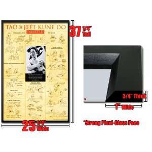 Framed Bruce Lee Posters Tao Of Jeet Kune Do Fr 24753:  
