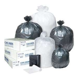  60 Gallon Low Density Can Liner in Black: Office Products