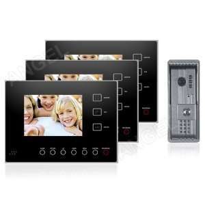  Video Recording Intercom with Three 5.6 Color Touch Screen 