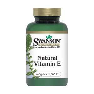  Natural Vitamin E 1,000 IU 100 Sgels: Health & Personal 