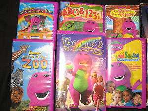 Lot Of 16 Barney And Friends VHS/VCR Movies  