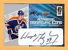 Edmonton Oilers Wayne Gretzky Signature Icons Autograph Auto 09/10 