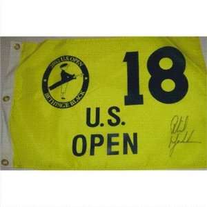 Phil Mickelson Autographed 2002 U.S. Open (Bethpage Yellow) Golf Pin 