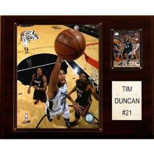 NBA Tim Duncan San Antonio Spurs Player Plaque:  Home 