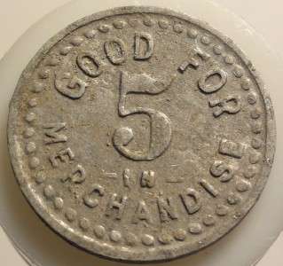   Alabama Trade Token Suttle Patton Lumber Co. GF 5c 20mm (3m171)  