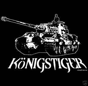 KING TIGER TANK ARMOR PANZER GERMAN WW2 TIGER 2 T SHIRT  