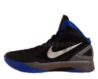   Zoom Hyperdunk 2011 Black Silver Basketball Shoes 454138002  