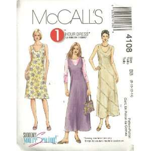  Misses/Miss Petite Bias Dresses Or Jumpers McCalls Sewing 