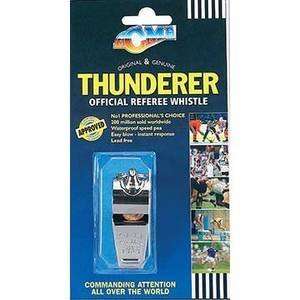  Acme Brass Thunderer Referee Whistle   Large Sports 