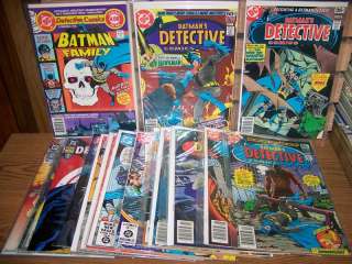 BATMANS DETECTIVE COMICS:19 Issues Marshall Rogers Art  