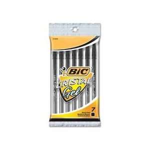 Bic Corporation Products   Gel Ink, .8mm Point, 7/PK, Black   Sold as 