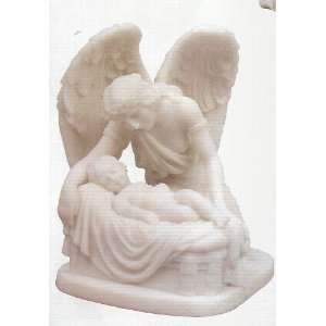  Gothic Guardian Angel Cherub with Baby Statue Sculpture 