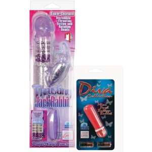  Thrusting Jack Rabbit Waterproof and Red Diva Bullet 